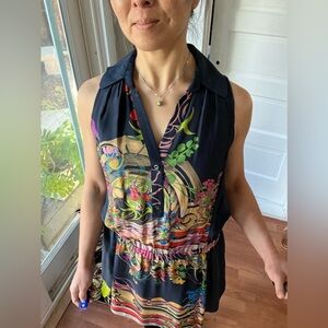 Anthropologie Leif notes silk dress (4)